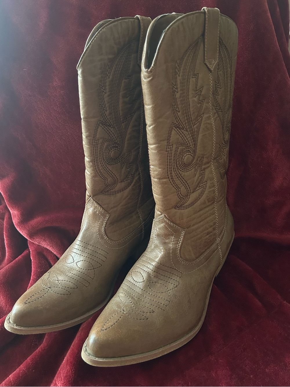Women's Coconuts Gaucho Cowboy Boots New Without Box